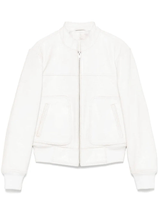 Cracked-Effect Jacket