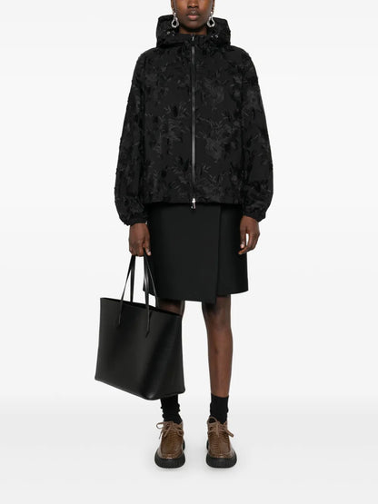 Floral-Embroidered Jacket