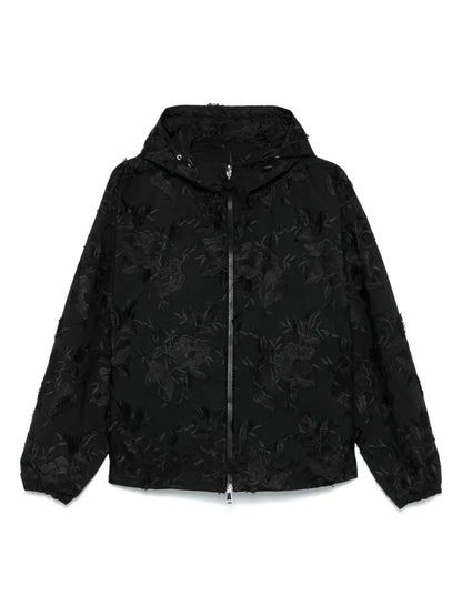 Floral-Embroidered Jacket