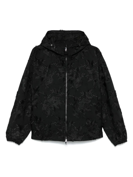 Floral-Embroidered Jacket