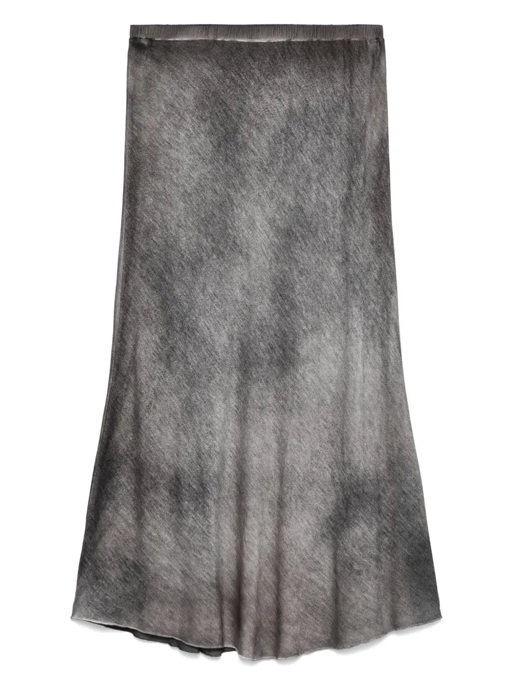 Faded-Effect Midi Skirt