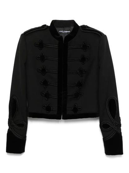 Gabardine Epaulettes Jacket