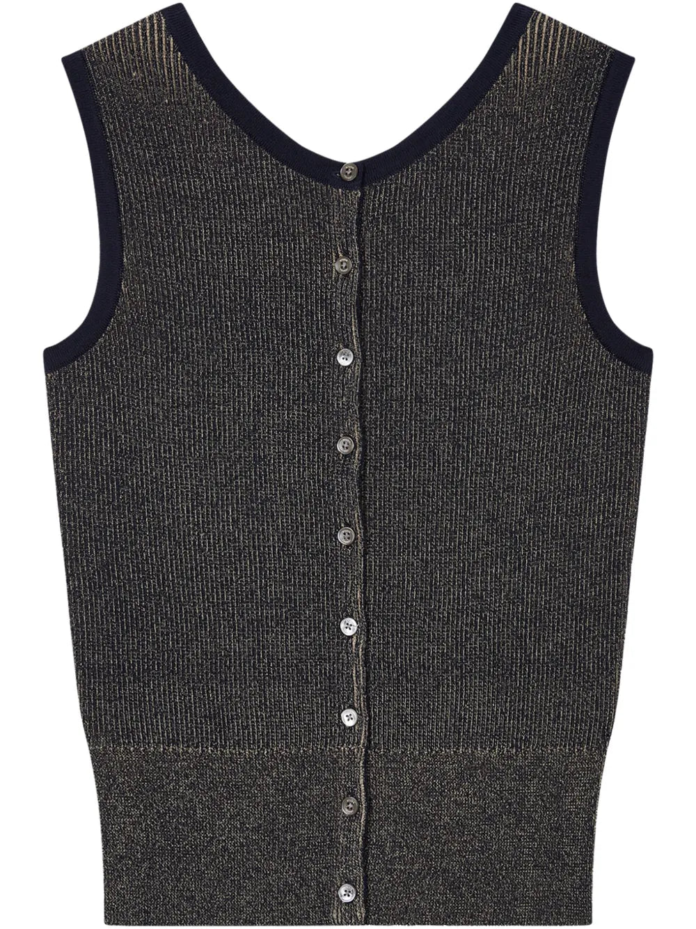 Ribbed Sleeveless Top