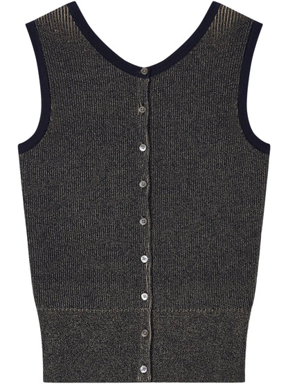 Ribbed Sleeveless Top