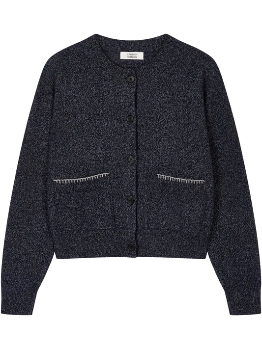 Round-Neck Cardigan