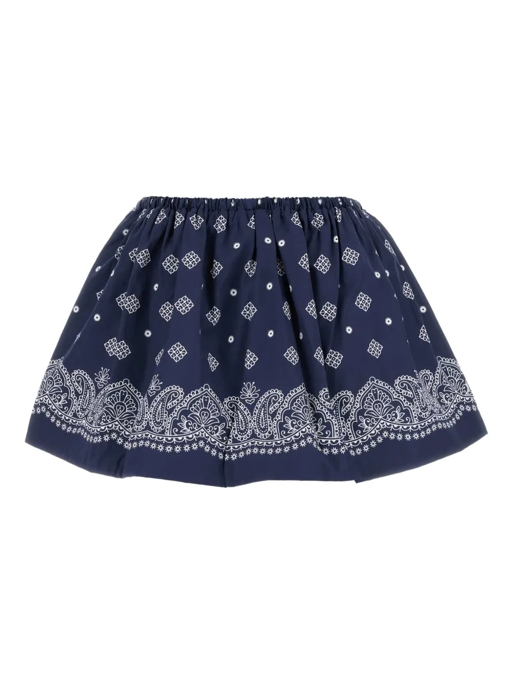 Paisley-Print Mini Skirt