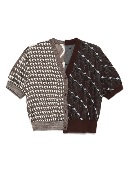 Panelled Cardigan