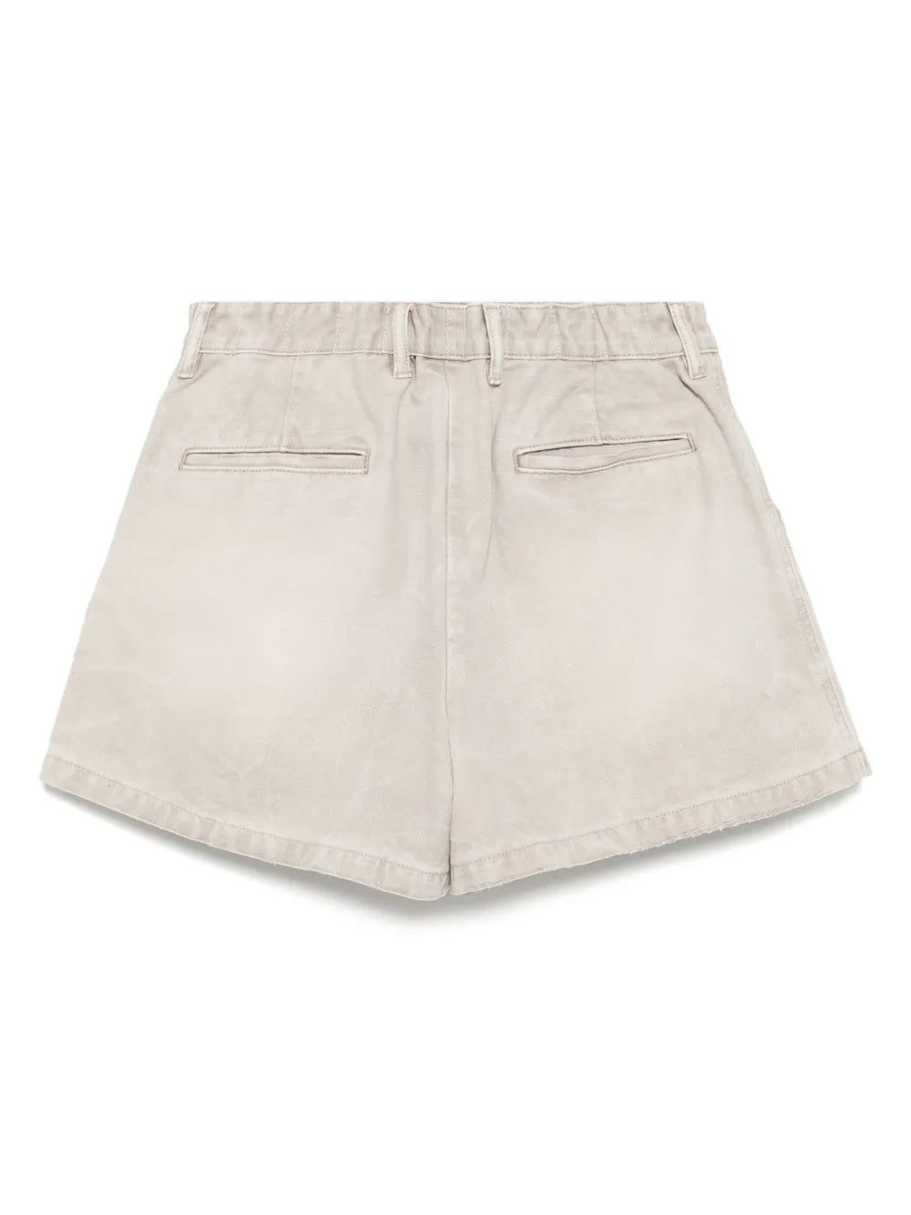 Wide-Leg Denim Shorts