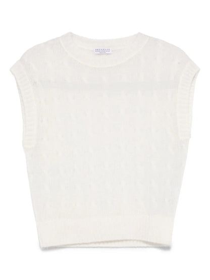 Cable-Knit Vest