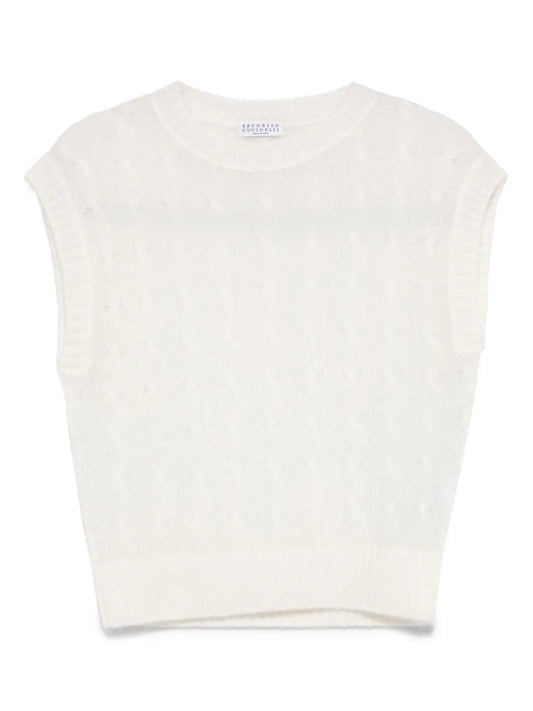 Cable-Knit Vest
