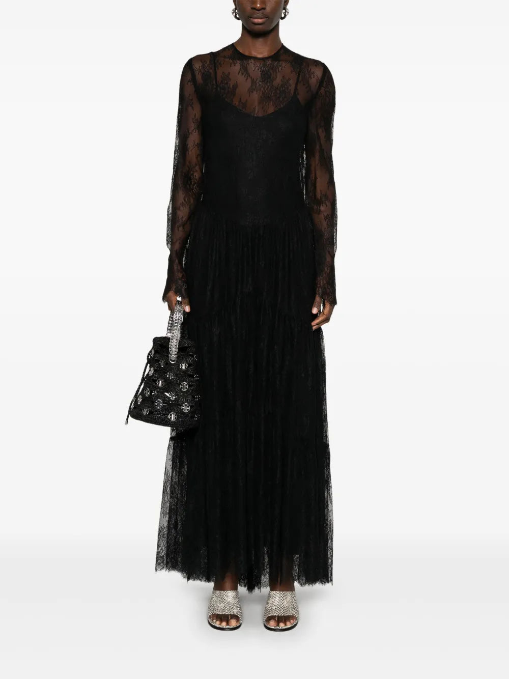 Chantilly-Lace Maxi Dress