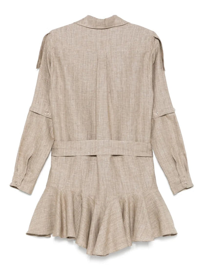 Lurex-Detail Mini Dress
