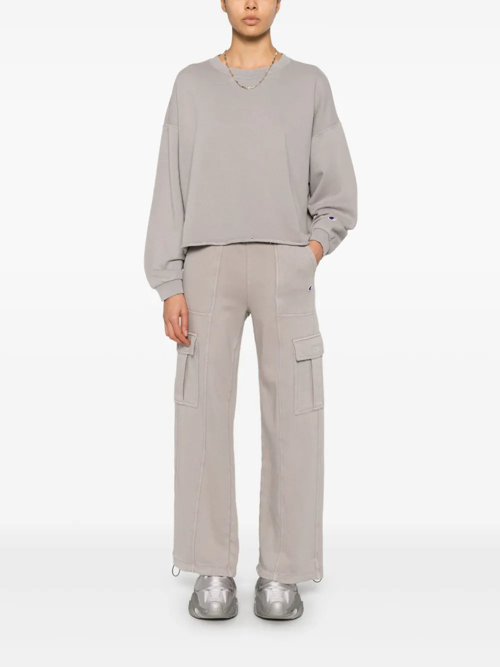 Logo-Appliqué Cargo Trousers