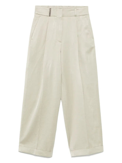 Gabardine Trousers