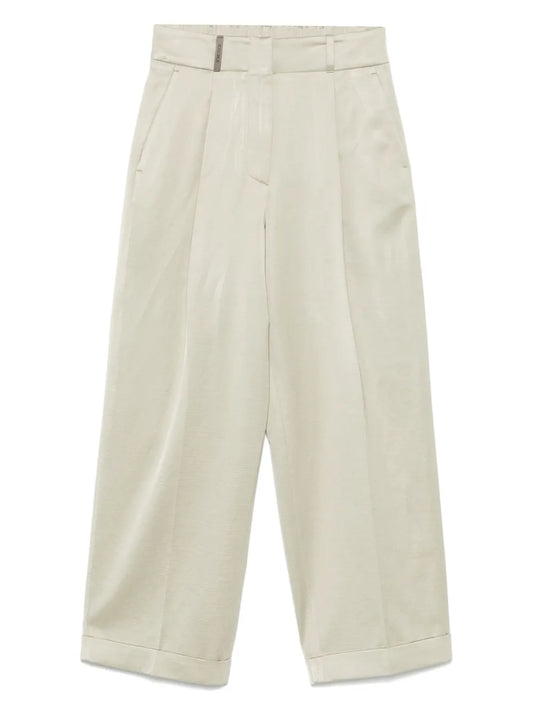Gabardine Trousers