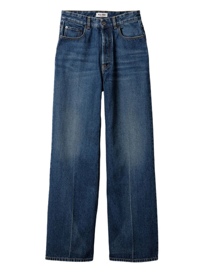 Logo-Appliqué Jeans