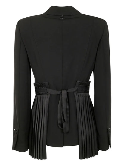 Pleated Blazer