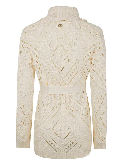 Belted Knitted Cardigan