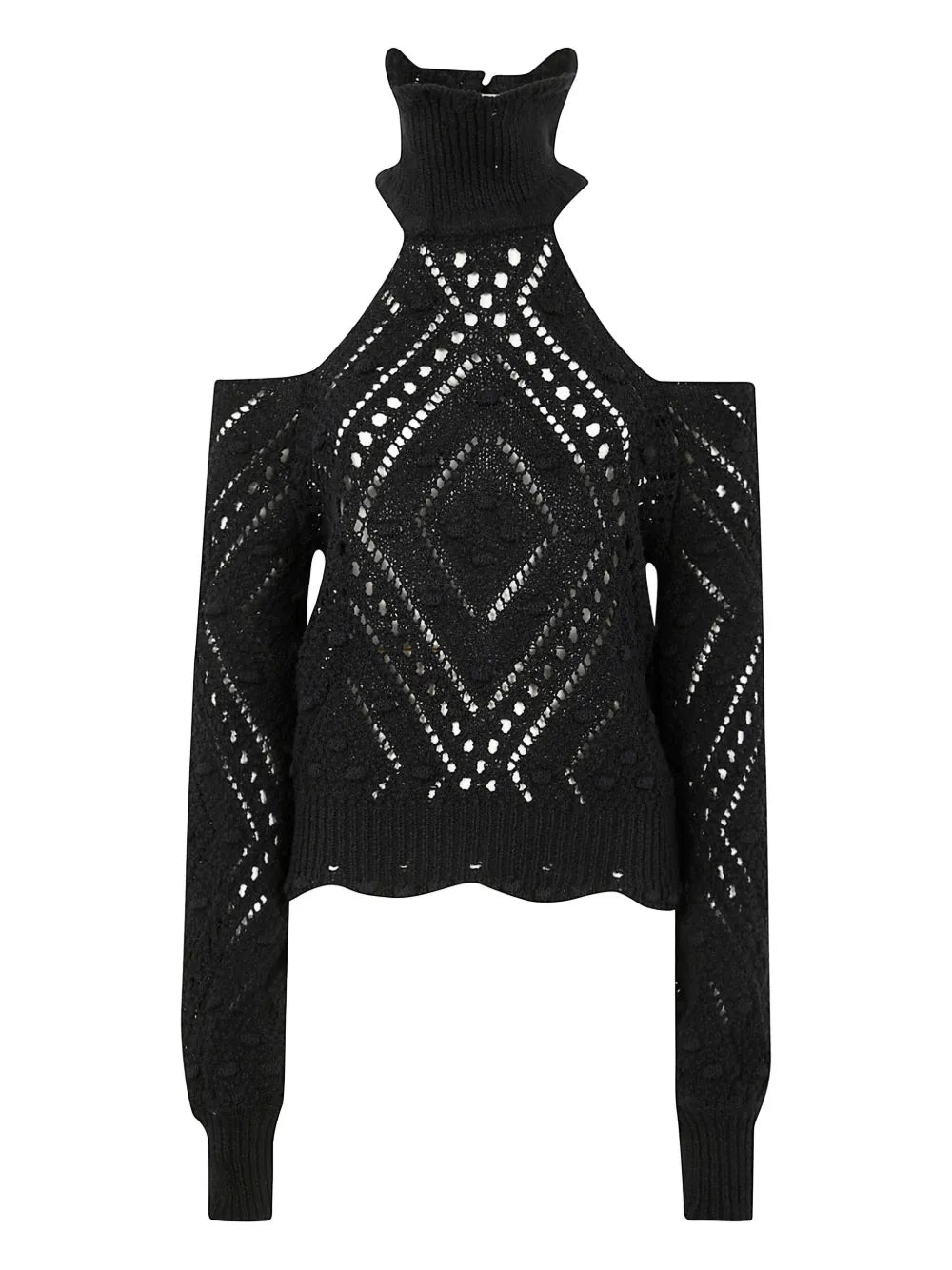 Off-Shoulder Knitted Jumper
