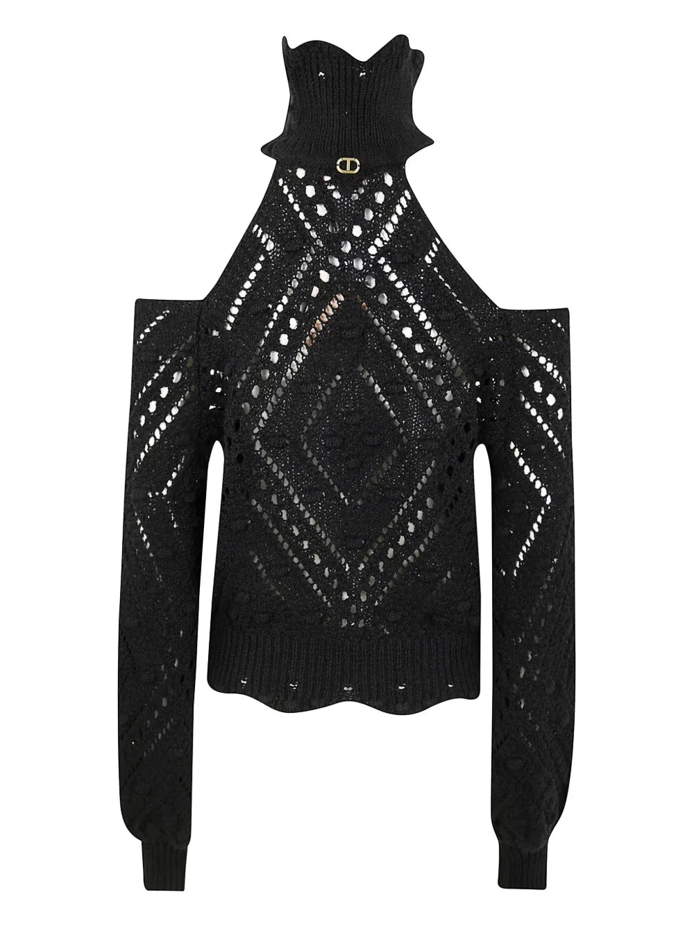 Off-Shoulder Knitted Jumper