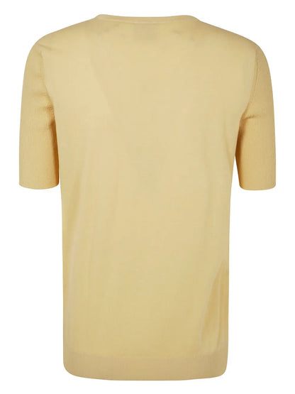 Knitted Short-Sleeve Top