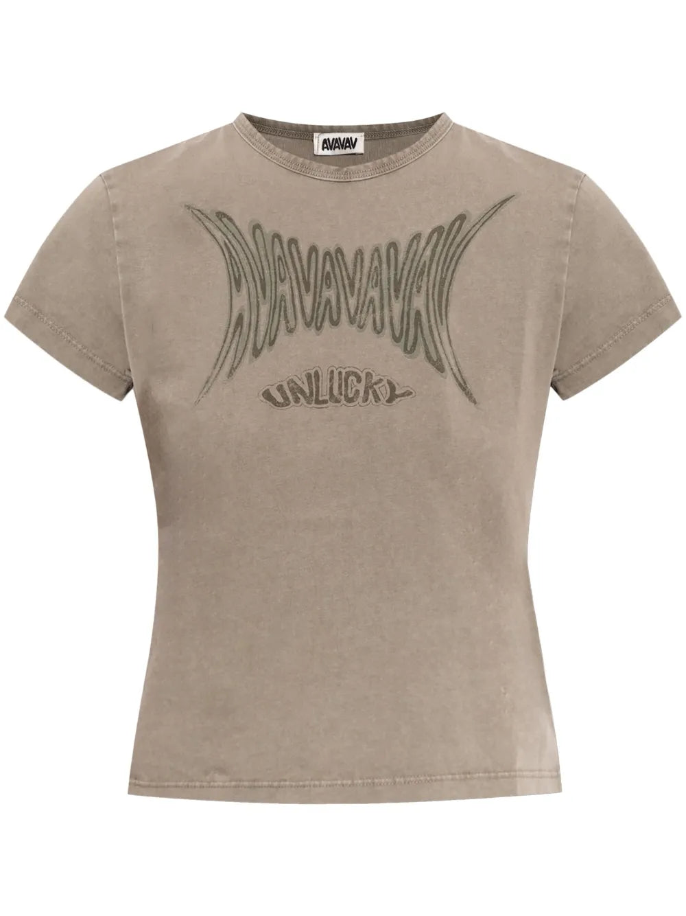 Graphic-Print Cropped T-Shirt