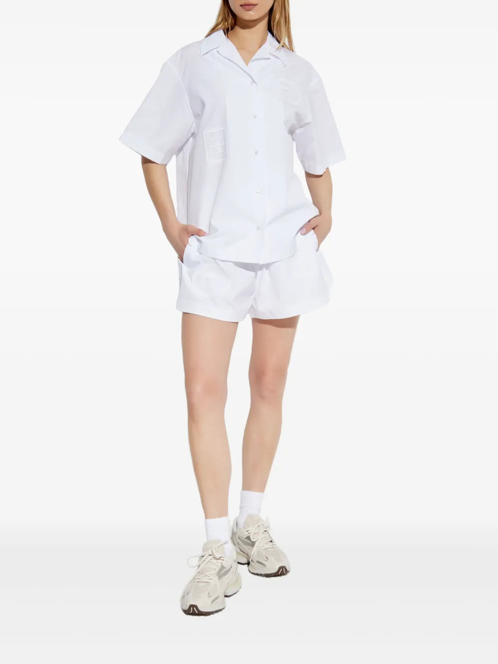 Logo-Patch Shirt