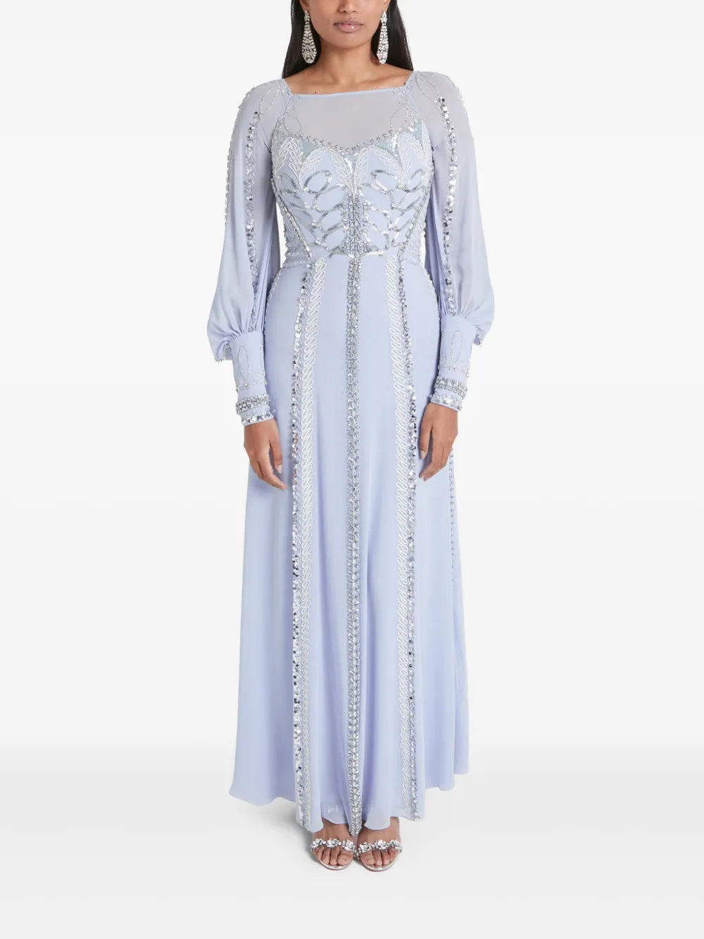Long-Sleeve Maxi Dress