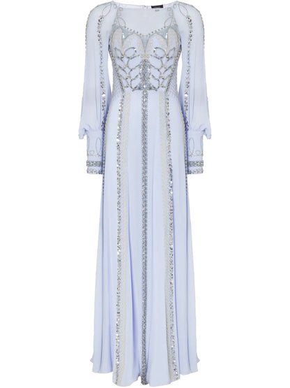 Long-Sleeve Maxi Dress