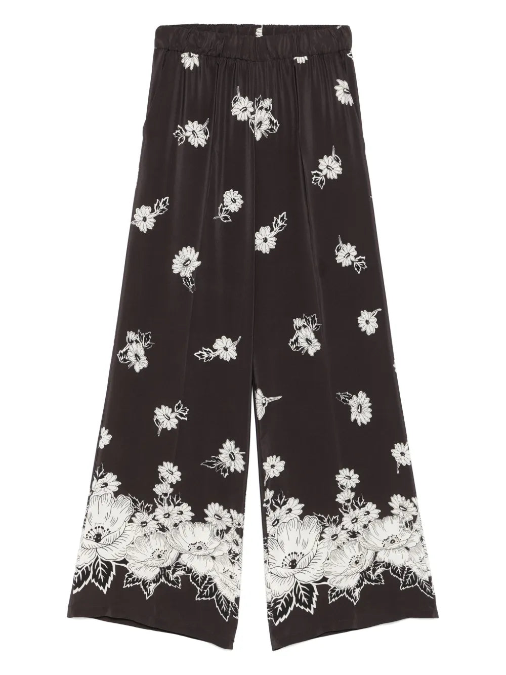 Floral-Print Trousers