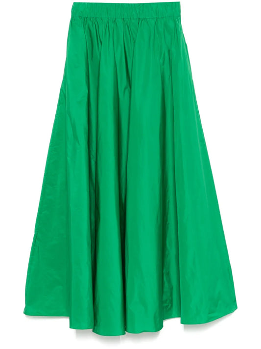 Taffeta Maxi Skirt