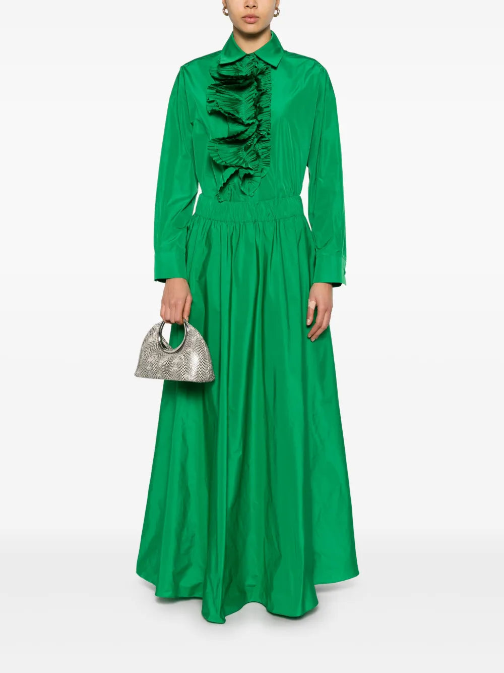 Taffeta Maxi Skirt