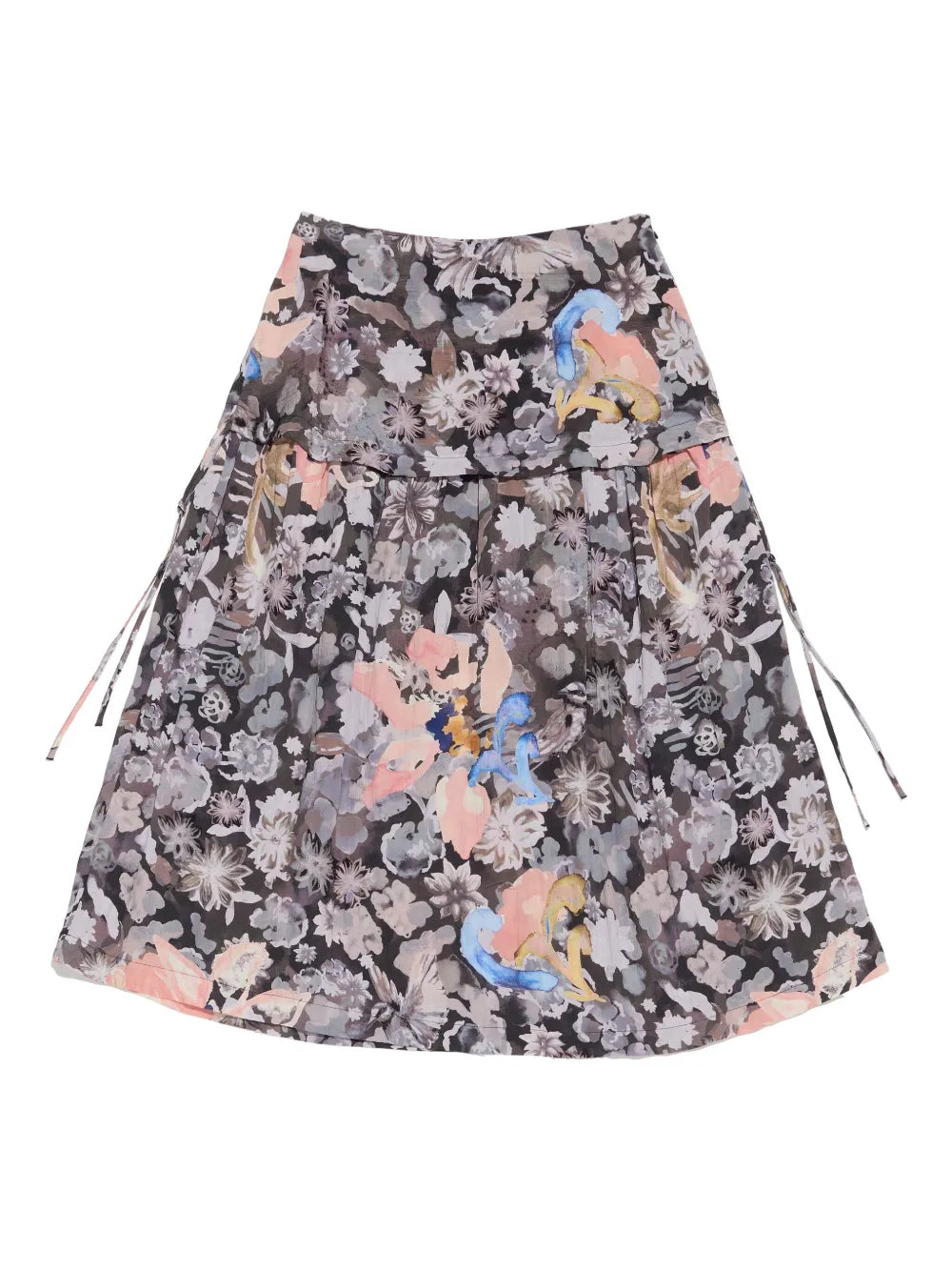 Floral-Print Maxi Skirt