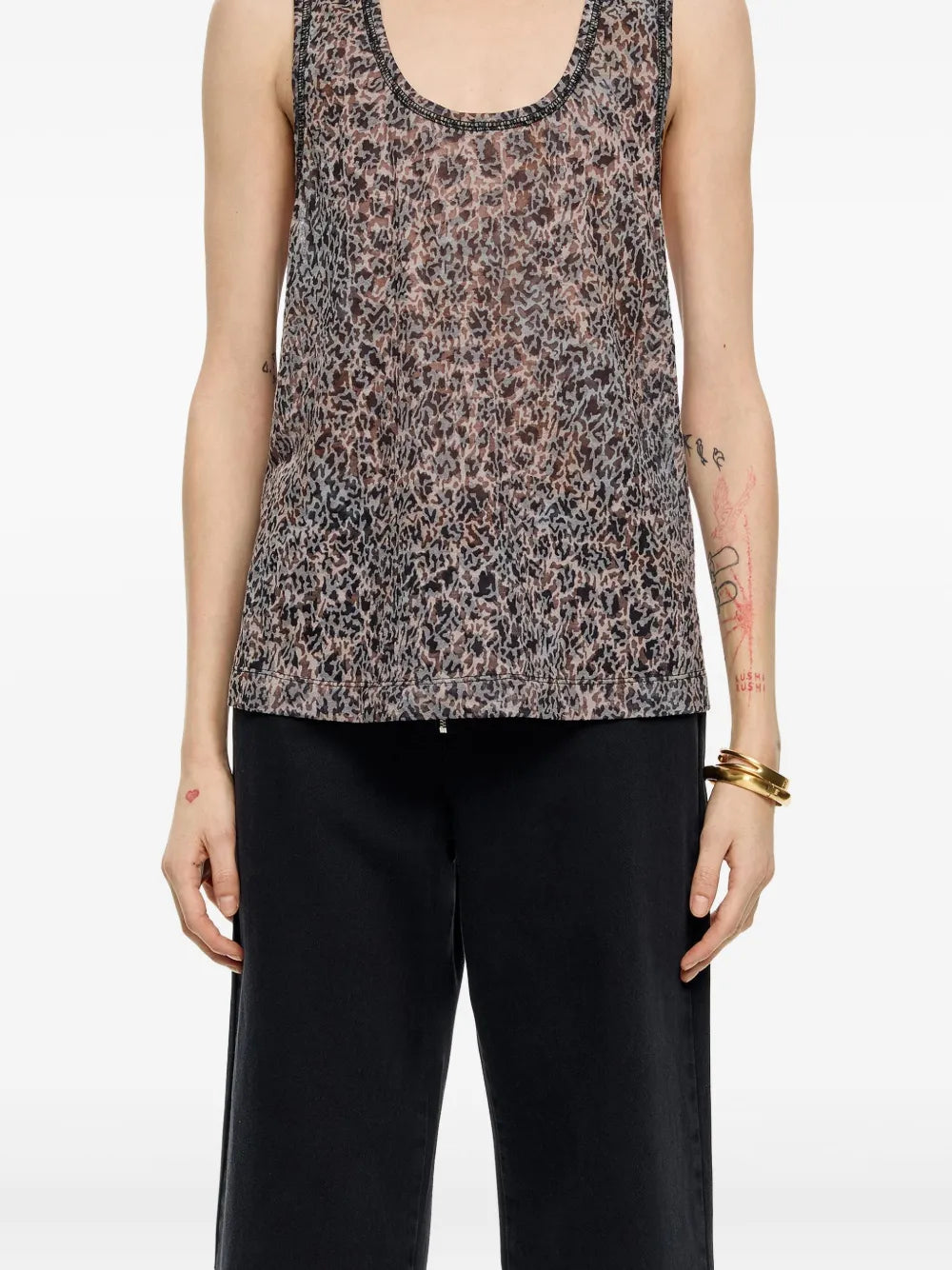 Animal Print Tank Top