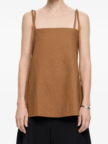 Satin Strap Top