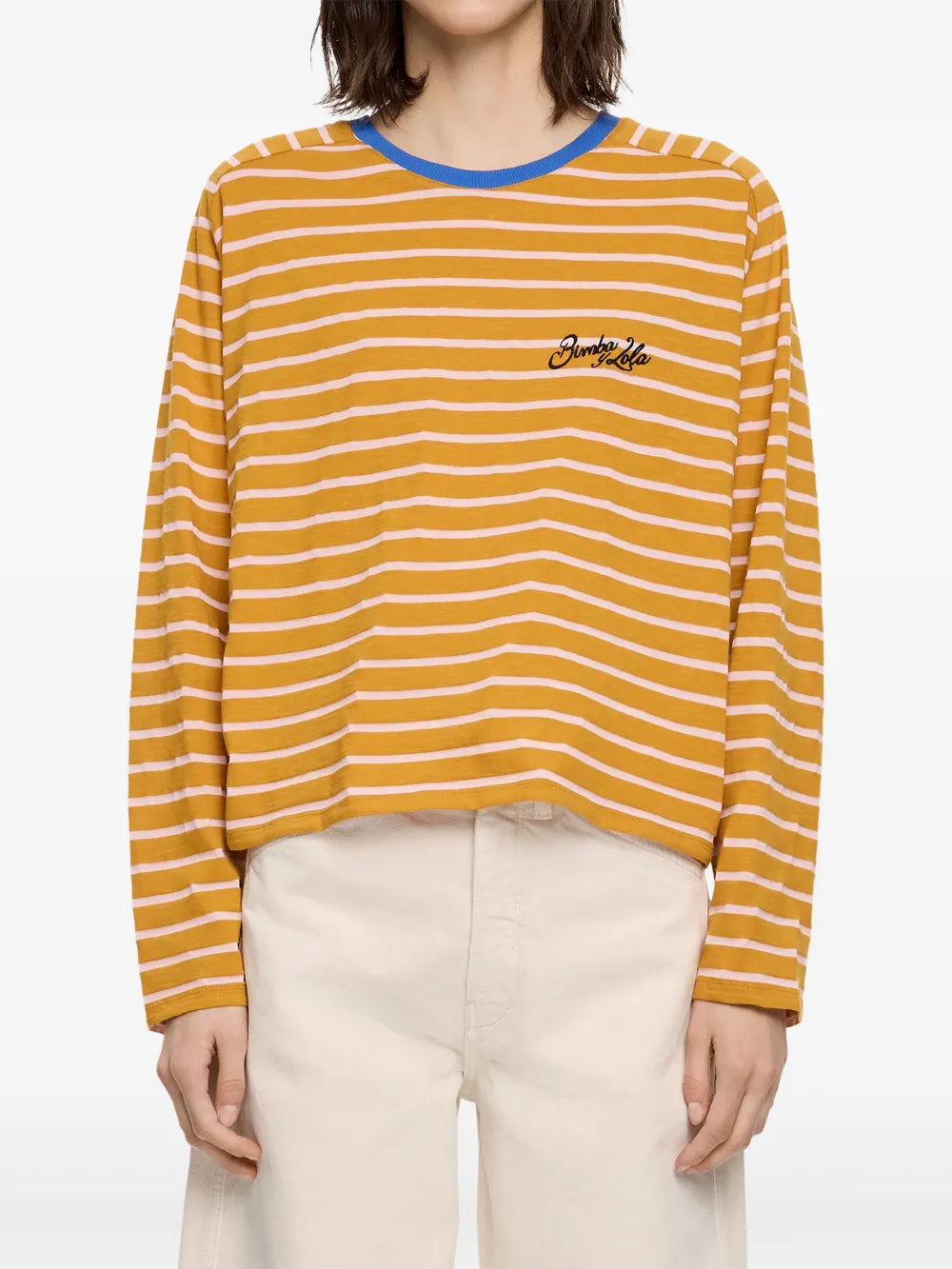 Striped Long-Sleeve Top