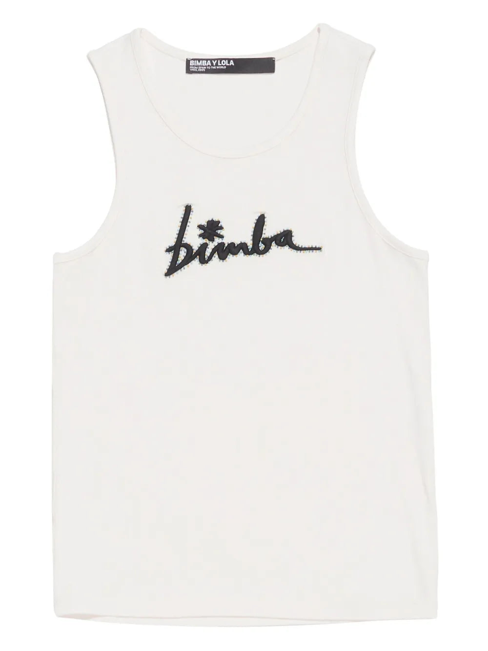 Beaded Logo Tank Top