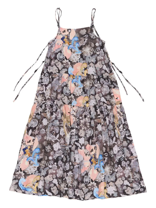 All-Over-Floral Print Dress