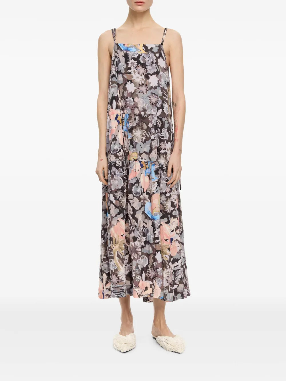 All-Over-Floral Print Dress