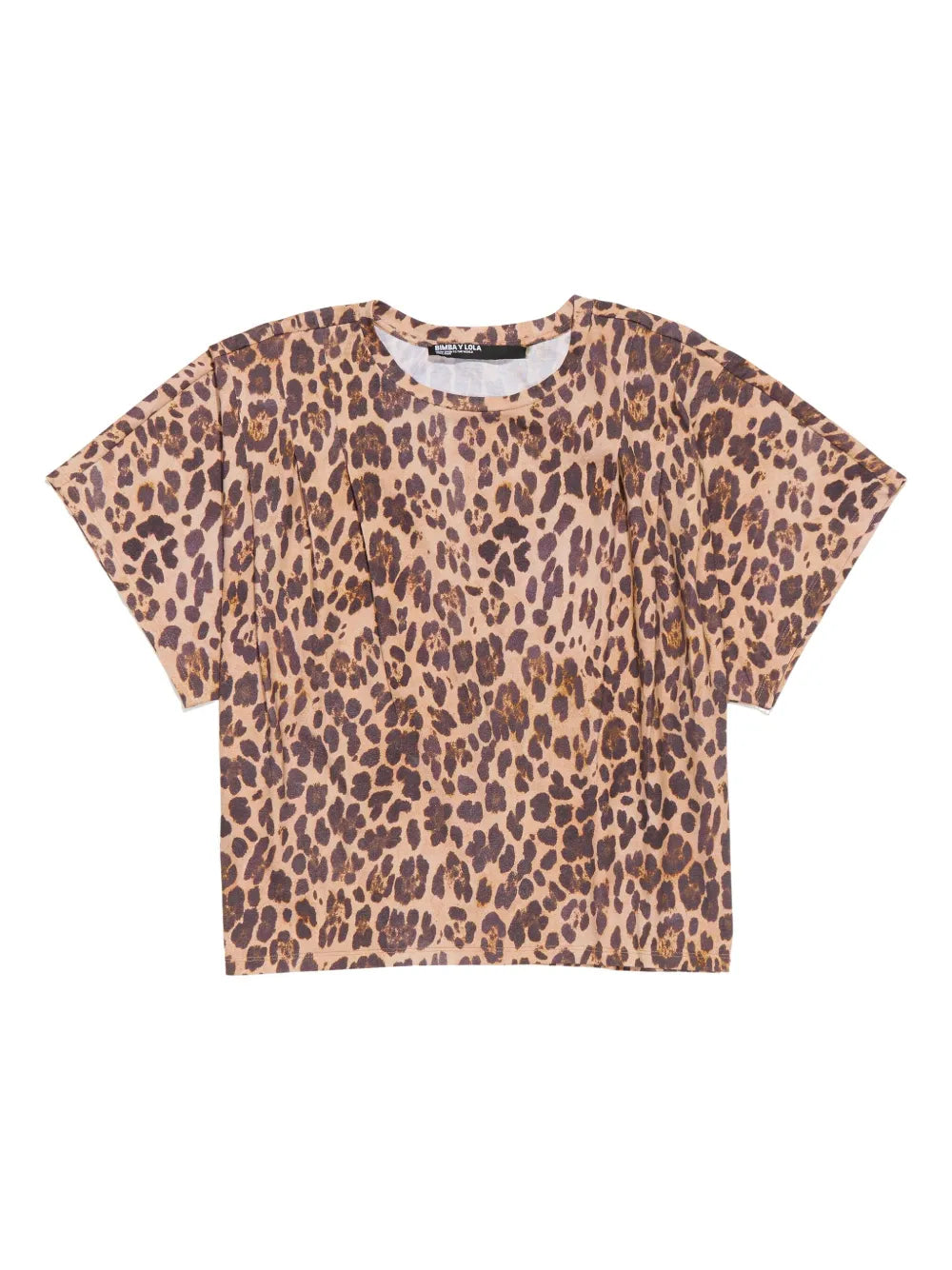 Leopard-Print Boxy T-Shirt