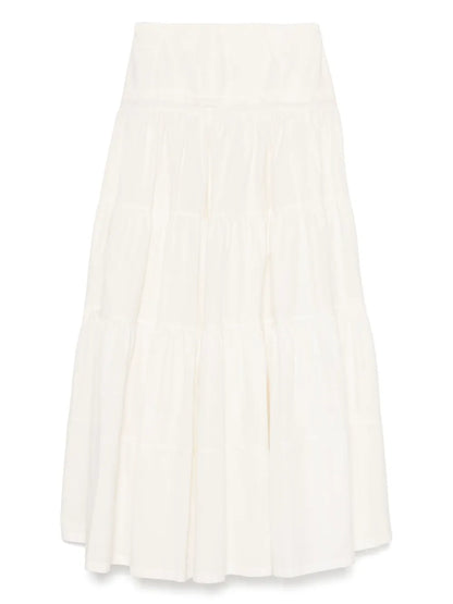 Tiered Midi Skirt