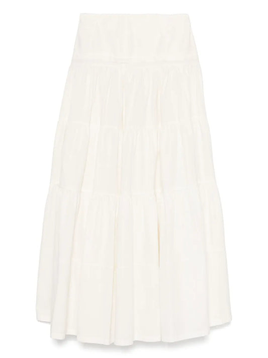 Tiered Midi Skirt