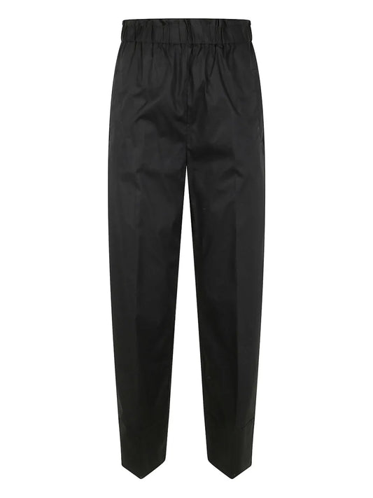 Elasticated-Waist Trousers