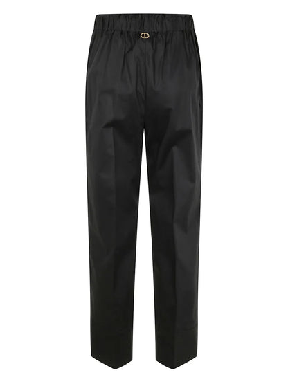 Elasticated-Waist Trousers
