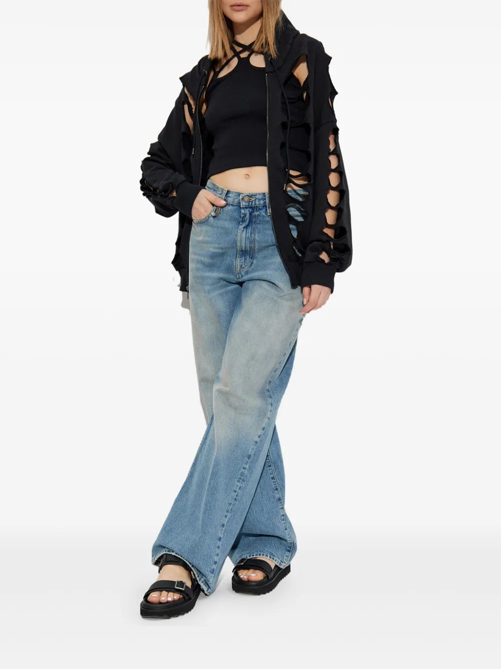 Cut-Out Sweatshirt