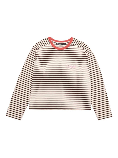 Striped Long-Sleeve Top