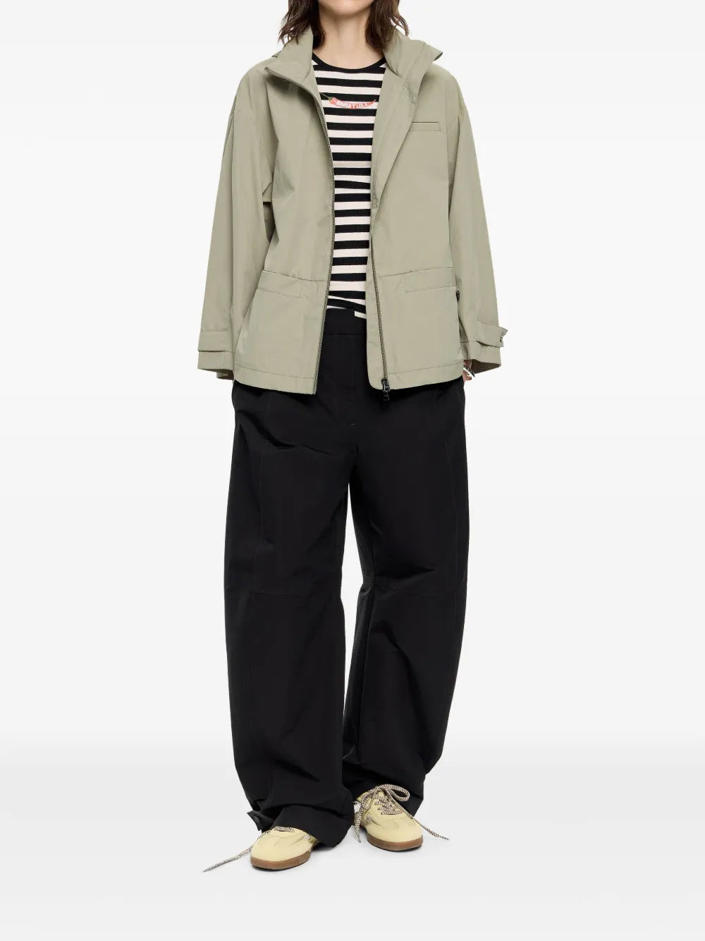 Hooded Trench Coat