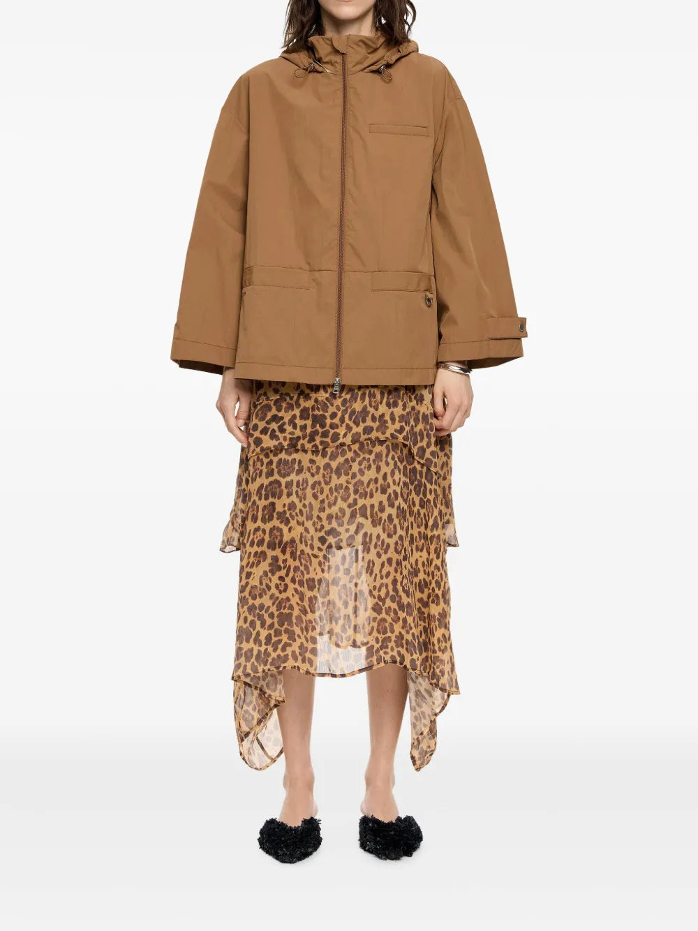 Hooded Trench Coat