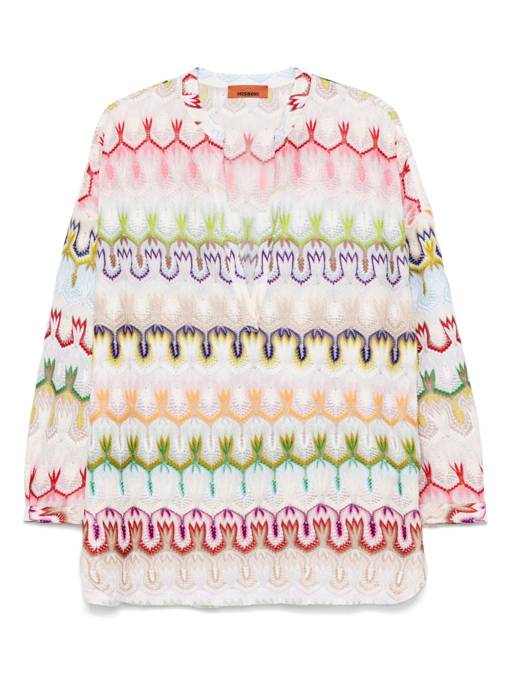 Crochet-Knit Mini Dress