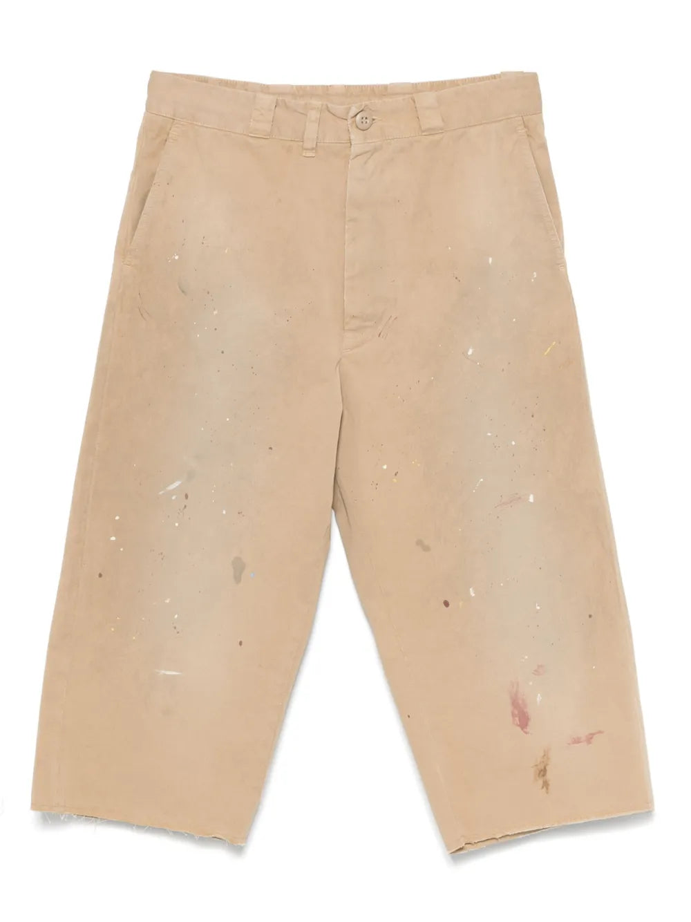 Paint-Splatter Detailed Shorts
